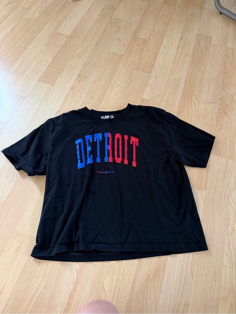 Detroit Graphic Short Sleeve Tee - Black